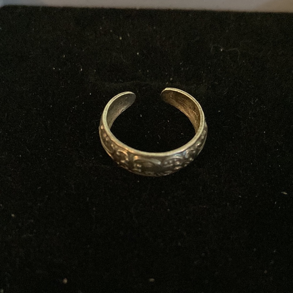 Sterling Silver Adjustable Ring - image 2